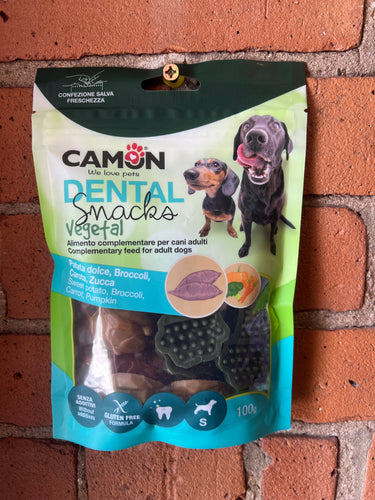 Camon Veggie Dental Snack Sweet Potato, Broccoli, Carrot, Pumpkin size Small 100gramm