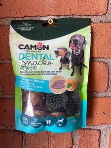 Camon Veggie Dental Snack Sweet Potato, Broccoli, Carrot, Pumpkin size Small 100gramm