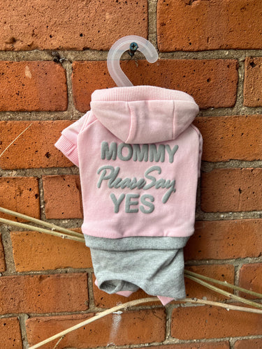 puppy angel mommy please say yes overall pa-or135