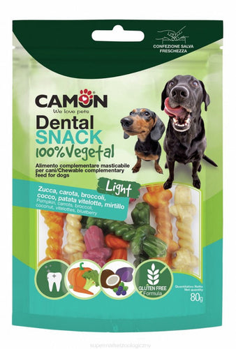 Camon Veggie Dental Snack with sweet potato, pumpkin, carrott, broccoli 80 g