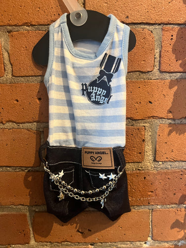 Puppy Angel Denim Overall PA-OR155