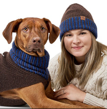 Hunter Odense Sweater with matching knitted beanie hat for owner