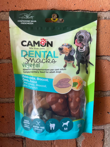 Camon Veggie Dental Snack Sweet Potato, Broccoli, Carrot, Pumpkin size Medium 95gramm
