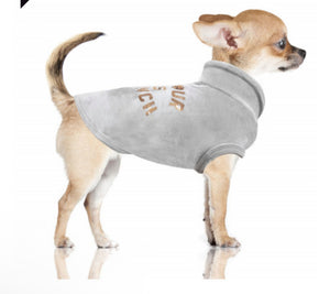 Milk and Pepper Cleo Velour Tee Sweater Amour is French design