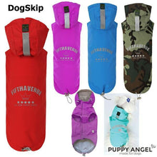 PuppyAngel Pa-ow303 FifthAvenue Raincoat Special for Long and Skinny dogs