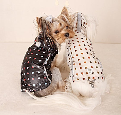 puppy angel polkadot raincoat pa-ow201