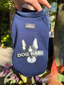 DogBaby Fleece Sweater with velcro closure