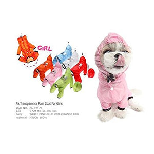 Puppy Angel Transparent Raincoat PA-CT173 for Girls