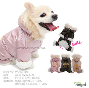 Puppy Angel Winter Pearl Padded Overalls PA-CT166