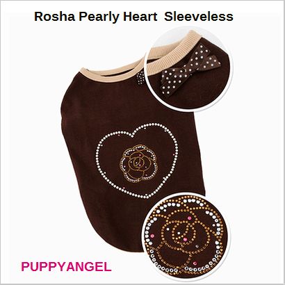 Puppy Angel Rocha Pearly Heart Sleeveless PA-TS204
